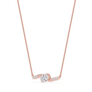 Colgante de diamante ovalado creado en laboratorio de 0.63 CTW engastado en oro amarillo de 9 quilates, joyería brillante para mujer para aniversario de compromiso - Product Image 4