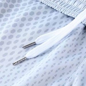 Custom Unisex Basketball Uniform <b>Set</b> <b>White</b> Blue Mesh Sleeveless Jersey Shorts Breathable Four-Way Stretch Sportswear All Adult - Product Image 5