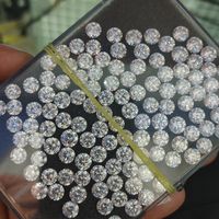 Diamante Suelto de Laboratorio de Alta Calidad, Corte Brillante Redondo de 0.85 MM, Sin Certificado, Excelente Brillo, Corte de Precisión, Tamaño Calibrado