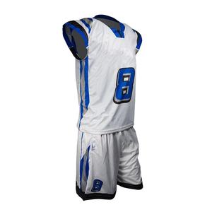 Ensemble d'uniformes de lacrosse personnalisés, directement de l'usine, respirant, séchage rapide, 100% polyester, short en jersey, col en V, taille élastique, unisexe - Product Image 2