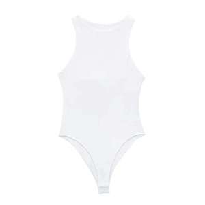 Bodysuits pour femmes fabriqués professionnellement, design personnalisé, style américain, côtelés, sans manches, pour femmes. - Product Image 4