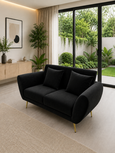 Sofá Moderno Esmeralda 221 ROMA, Conjunto de 221 Plazas para Sala de Estar, Apartamento, Hotel, Uso Ecológico, Tela Personalizada, Mueble Cuadrado Curvo - Product Image 5