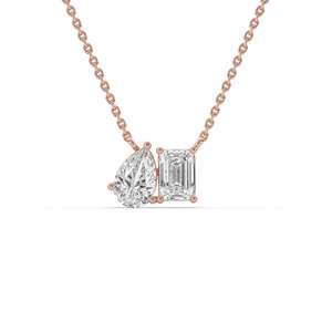 Colgante de Diamante Cultivado en Laboratorio, Corte Oval Brillante de 2.00CT, Chapado en Oro de 14K, Joyería Ligera de Lujo, Certificación IGI, Color E - Product Image 5