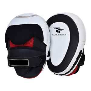 Mitaines de boxe personnalisées en cuir PU OEM, coussinets de frappe et de frappe incurvés pour l'entraînement MMA et arts martiaux, coussinets de frappe de haute qualité - Product Image 5