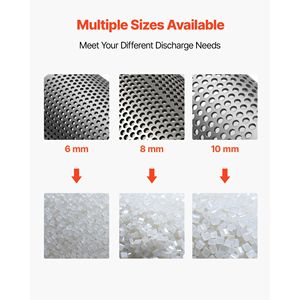 Rete per Schermatura di Precisione di Alta Qualità 0,315 Pollici/8 mm per Trituratore di Plastica, Acciaio Durevole Compatibile con Vari Dispositivi - Product Image 6