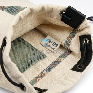 ZABEX SPORTS Canvas <b>Drawstring</b> <b>Backpack</b> Unisex Gym Bag with Letter Logo Design Below 23 Litre Capacity - Product Image 4