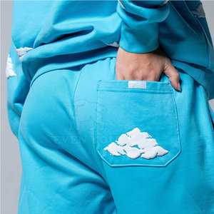 Pantalon de jogging élégant à imprimé en relief, en coton doux, coupe décontractée, style streetwear tendance, à prix abordable - Product Image 5