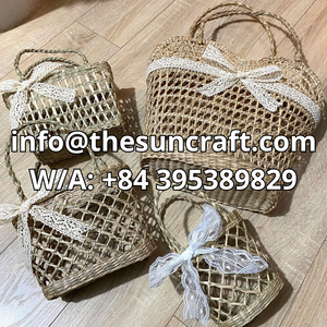 2026 Straw <b>Wicker</b> Handbags Straw Handbags For Women Straw Woven Handbag Womens Straw Handbags Bow Detail Summer Tote <b>Bag</b> - Product Image 4