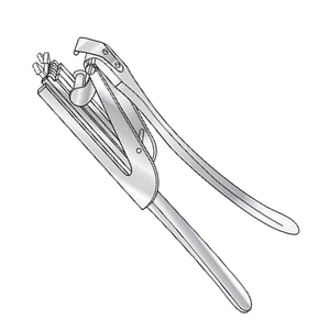 Juego de Pinzas de Anastomosis de Acero Inoxidable Zachary Cope, 3 Pinzas, Dispositivo de Cierre de Acción por Palanca, 233 mm de Largo, Certificado CE, Quirúrgico - Product Image 1