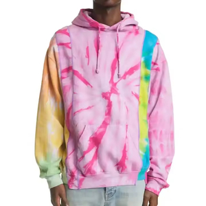 Factory Price Sweat Wear <b>Tye</b> <b>Dye</b> <b>Hoodies</b> Men's Die 100% Cotton Terry Pullover - Product Image 5