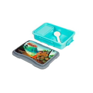 Lonchera Bento Infantil con Compartimentos y Cuchara, Plástico Ecológico de Grado Alimenticio, Hermética, Contenedor para Preparación de Comidas Escolares - Product Image 2