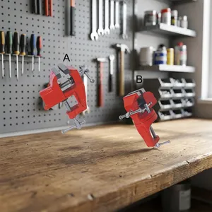2025 Hot Selling Chrome Plated Baby Vice Hand Tool 40 75 mm Sizes High Quality Fixed Based <b>Cast</b> <b>Iron</b> Bearing Wholesale Price - Product Image 4