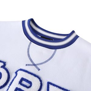 Sudadera de Fraternidad Griega Phi Beta Sigma con Rayas Blancas y Letras Bordadas en Chenilla para Hombre, Ajuste Cómodo, Tela Premium, Ropa Casual - Product Image 4
