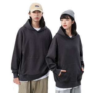 Sweat-shirt à capuche décontracté en coton tricoté pour homme, coupe oversize, blocs de couleur, manches classiques, style automne - Product Image 6