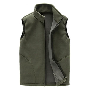 Gilet polaire pour hommes et femmes, veste sans manches pour sports d'hiver en plein air, vêtements de camping imperméables, vêtements d'extérieur réversibles en toile - Product Image 5