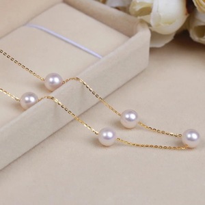 Collier Ciel Étoilé en Or 18 carats avec Perles d'Eau de Mer Aguya Akoya de 6 à 6,5 mm - Product Image 3