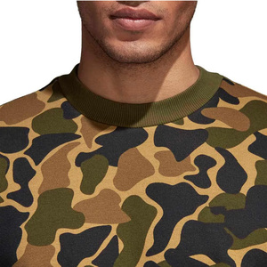 เสื้อสเวตเชิ้ตคอกลมผู้ชายสำหรับฤดูหนาว ผ้าฟลีซหนานุ่ม ระบายอากาศได้ดี ลายพราง พิมพ์ลายนูน สีสันตามสั่ง คุณภาพสูง - Product Image 6