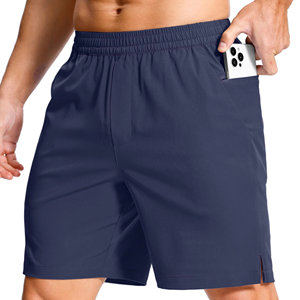 Wholesale Men's Custom Logo Tennis <b>Shorts</b> Breathable Quick Dry Flexible Fabric With Pockets Solid Pattern Sportswear <b>Shorts</b> - Product Image 1