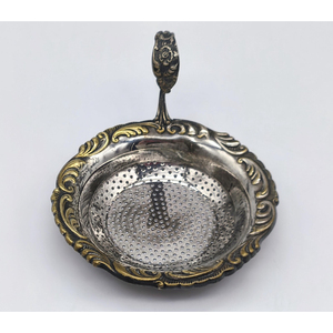 Coffee <b>Tea</b> Espresso Strainer Tabletop Home Utensil Shiny Polished <b>Tea</b> Strainer Teapot <b>Loose</b> <b>Tea</b> Filter <b>Infuser</b> Brass Made - Product Image 3