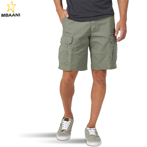 Pantalones Cortos Clásicos Cargo Elásticos para Hombre - Product Image 1