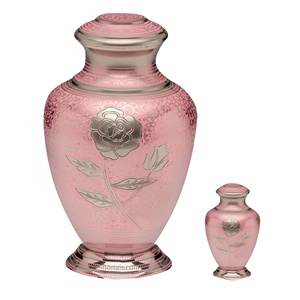 Classic style adult cremation <b>urn</b> for human ashes <b>large</b> memorial <b>urn</b> sturdy construction secure lid graceful tribute piece - Product Image 6