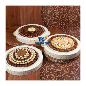 Best Selling Traditional Vietnamese Tray with Mother of Pearl Inlay for Ramadan <b>Eid</b> Entertaining <b>Gifting</b> and Home Accents - Product Image 1