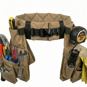 Cinturón de herramientas para carpintero, cinturón de herramientas resistente, cinturón de herramientas para construcción, cinturón de herramientas para electricista, cinturón de herramientas profesional - Product Image 2