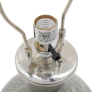 Lampada da Tavolo in Vetro D15x23 dal Design Accattivante a Forma di Bottiglia - Product Image 4