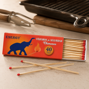 Classic BBQ Safety <b>Matches</b> Eco-Friendly Printing Logo Extra <b>Long</b> Matchsticks Grill Outdoor Cooking 110x65x20mm 40 Sticks Buyer - Product Image 4