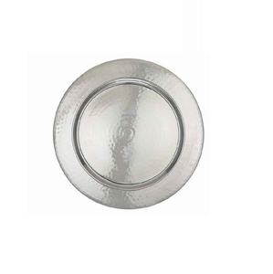 Round Metal Charger <b>Plate</b> Solid Minimalist Design Handmade Polished Finish Dishes & <b>Plates</b> - Product Image 1
