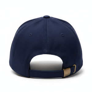 Casquette de baseball bleu marine personnalisable avec logo, 6 panneaux, en coton, style Dad Hat, non structurée, casquette de sport, boucle métallique réglable pour hommes et femmes, vente en gros - Product Image 2