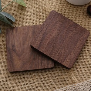 Wholesale ILAHI's Eco-Friendly Brown Square Wooden Coaster Classic Design Tabletop Protective Accessory Customizable Size Home - Product Image 6