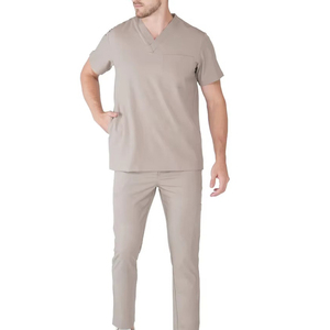 Cotton Material High Quality Fleece Fabric Needle Detection Uniform <b>Plus</b> <b>Size</b> <b>Scrubs</b> Sets Fashionable Comfortable Medical Wear - Product Image 1