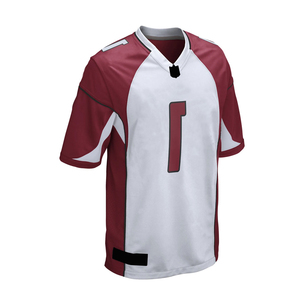 Factory New Design Style Breathable American Football Jersey 100% Polyester Breathable Anti-bacterial American Football Jersey - Product Image 4