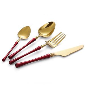 Royal Luxury Stainless <b>Steel</b> Flatware Set Eco-Friendly Back to School Cutlery Vintage <b>Long</b> Shiny Spoon Fork Tea Use Home Use - Product Image 1