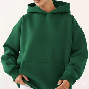 Sweat-shirt et hoodie personnalisés avec impression 3D en relief pour femmes, en molleton épais, coupe ample, style streetwear, service OEM/ODM - Product Image 5