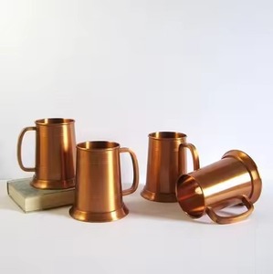 Luxury Drinkware <b>Copper</b> Mug Moscow Mule <b>Cup</b> Polished Finish for Bar Kitchen Restaurant Cocktail Serving - Product Image 5