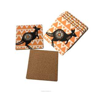 Ensemble de sous-verres imprimés en MDF tendance, esthétique luxueuse, sous-verres modernes pour la décoration de table, sous-verres imprimés en MDF tendance de qualité supérieure - Product Image 2