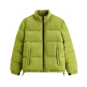 Veste d'hiver matelassée pour homme, personnalisable en usine, avec logo sur le devant en toile, écologique, séchage rapide, légère, coupe-vent, respirante - Product Image 4