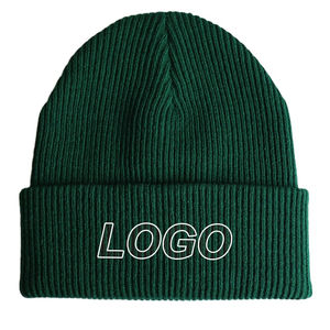 Gorro de Punto de Invierno de Alta Calidad, Unisex, Colores Sólidos, con Puño, Diseño Personalizado, Bordado, Personalizable con Logotipo - Product Image 2