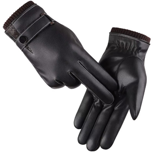 Nouveaux gants de sport d'hiver unisexes en cuir respirant de haute qualité, personnalisés, à écran tactile, fabriqués au Pakistan - Product Image 1