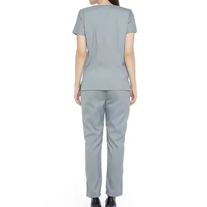 Conjuntos de Uniformes Médicos Personalizados Antiarrugas, Blanqueadores, de Punto, Ecológicos, de Spandex/Poliéster para Hospital - Product Image 4