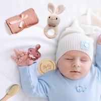 Ensemble de Serviettes de Bain et Poupées Cadeau Parfait pour Souvenirs de Naissance Transfrontaliers de Bébé d'un Mois