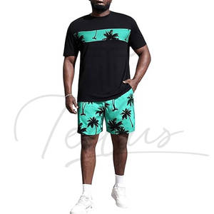 Ropa de Playa al por Mayor para Hombre, Conjunto de Camisa y Pantalones Cortos de Secado Rápido, Transpirable, Tallas Grandes, Conjuntos de Verano Personalizados para Hombre - Product Image 5