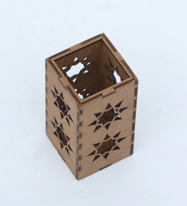 Home Office MDF <b>Pen</b>/Pencil Holder Engraved Logo <b>Gift</b> & Promotion Cheapest Price Desk Customized logo MDF <b>Pen</b> Holder - Product Image 4