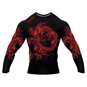 Camiseta de compresión para hombre con tela de control de humedad para entrenamiento al aire libre, capa térmica diseñada para clima frío. - Product Image 5