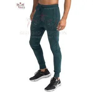 Erkek Joggers rahat pantolon spor erkekler spor eşofman altları sıska Sweatpants pantolon siyah spor salonları Jogger eşofman altları