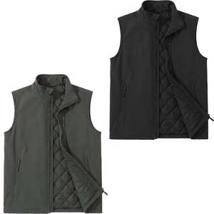 Gilet matelassé personnalisé avec logo, veste d'équitation, vêtements d'hiver décontractés, vêtements d'extérieur, gilet rembourré, vestes matelassées pour hommes - Product Image 3