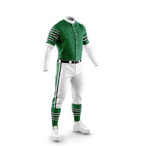 Servicio OEM diseño Unisex 100% poliéster béisbol uniforme conjunto transpirable antibacteriano de secado rápido de talla grande al por mayor en blanco - Product Image 3