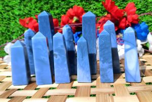 Obelisco de Ópalo Azul Natural de Owyhee, Torre de Cristal de Ópalo Pulido, Piedra Curativa, Reiki, Meditación, Decoración Energética, Venta al por Mayor - Product Image 5